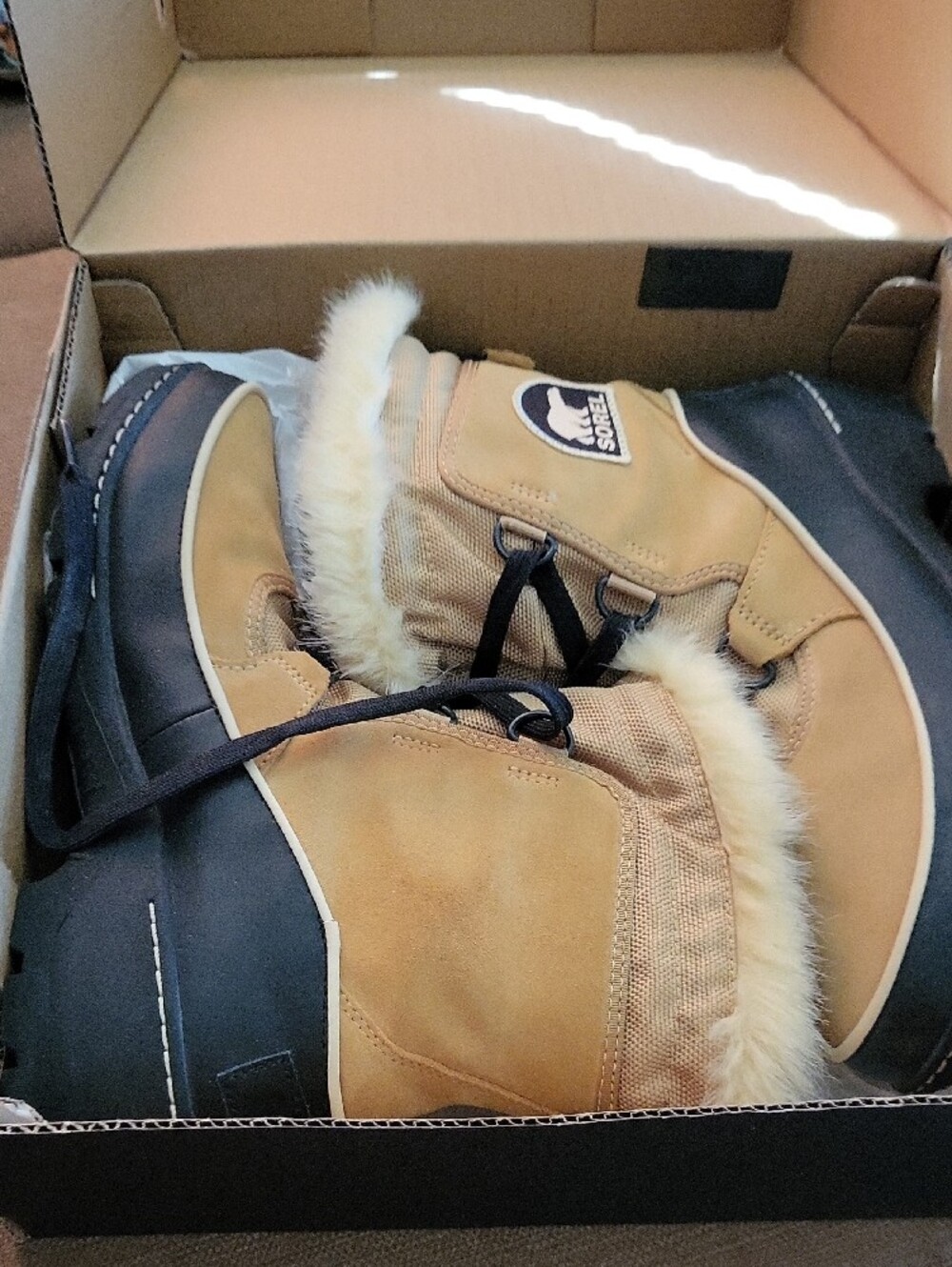 Sorel Tivoli III Women's Waterproof Boot in Curry and Black